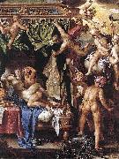 Joachim Wtewael Mars and Venus Discovered oil